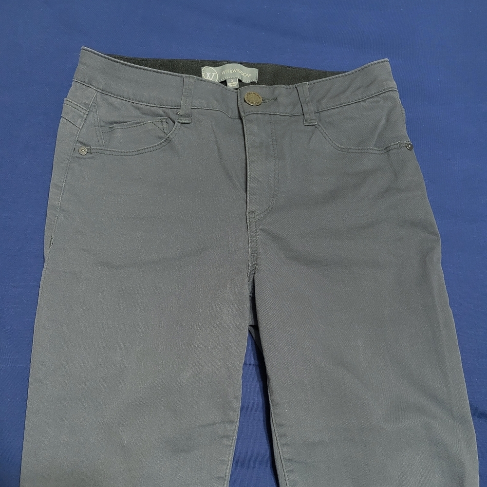 Wit & Wisdom Skinny Gray Jeans